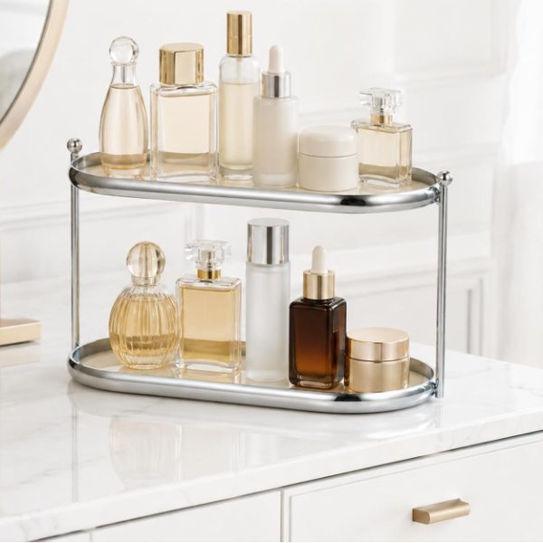 2-Tier Acrylic Perfume Organizer Stand