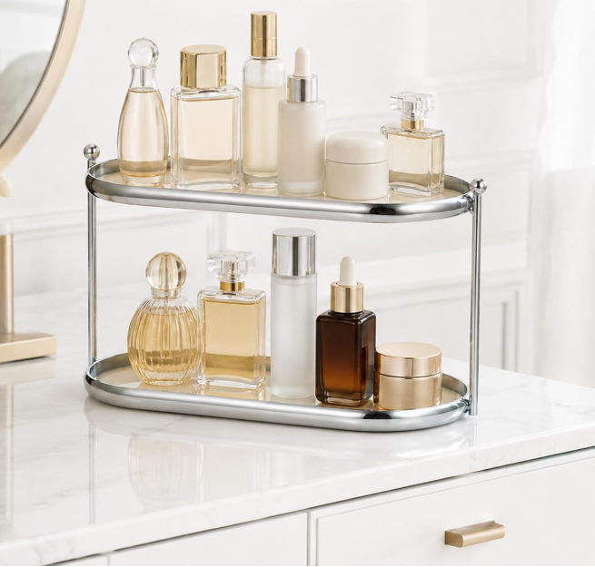 2-Tier Acrylic Perfume Organizer Stand