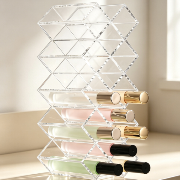 Acrylic Rollerball Perfume Organizer Stand