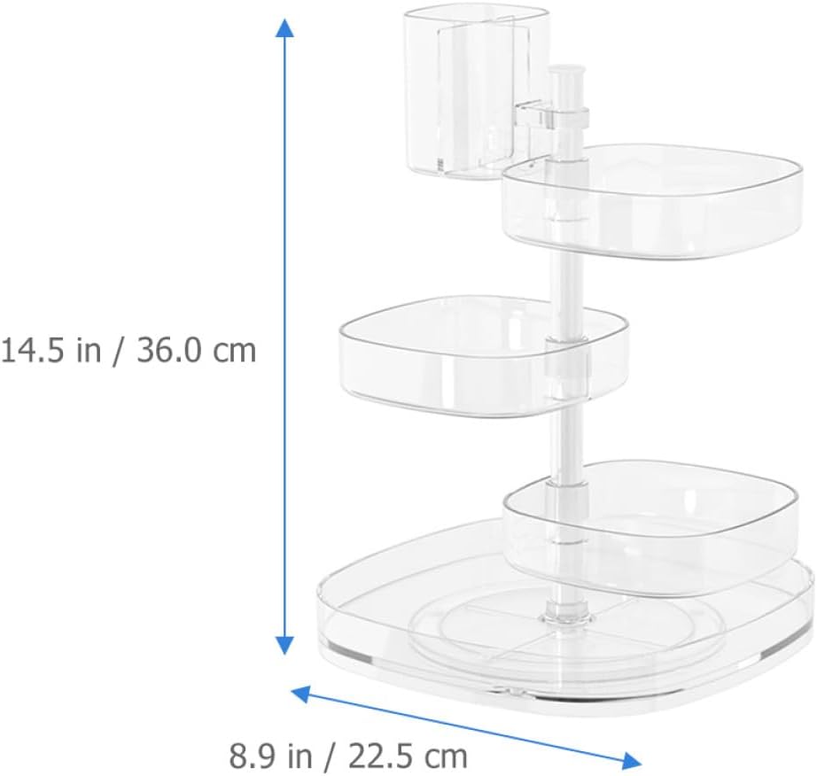 Rotating Cosmetic Organizer Storage Box - Image 2