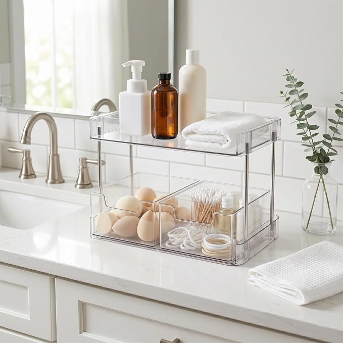 Rotating Countertop Makeup Organizer Stand - Image 2