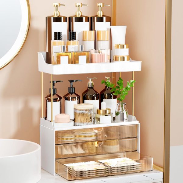 3-Tier Rotating Skincare Organizer Stand
