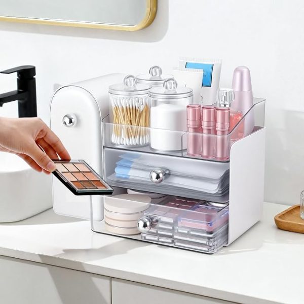 Countertop Makeup Organizer Brush Stand