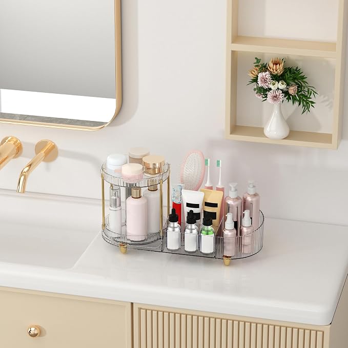 Rotating Makeup Perfume Organizer Stand