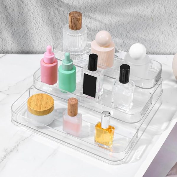 3-Tier Perfume Organizer Shelf Stand