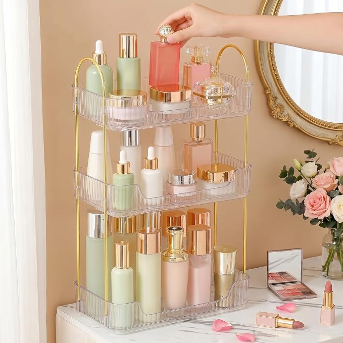 3-Tier Perfume Skincare Organizer Stand
