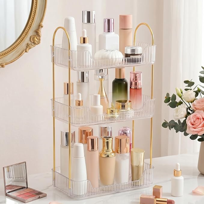 3-Tier Perfume Skincare Organizer Stand - Image 2